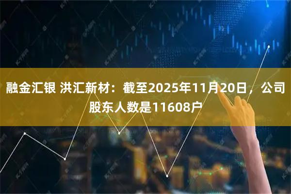 融金汇银 洪汇新材：截至2025年11月20日，公司股东人数是11608户