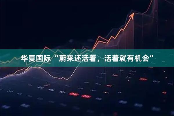 华夏国际 “蔚来还活着，活着就有机会”